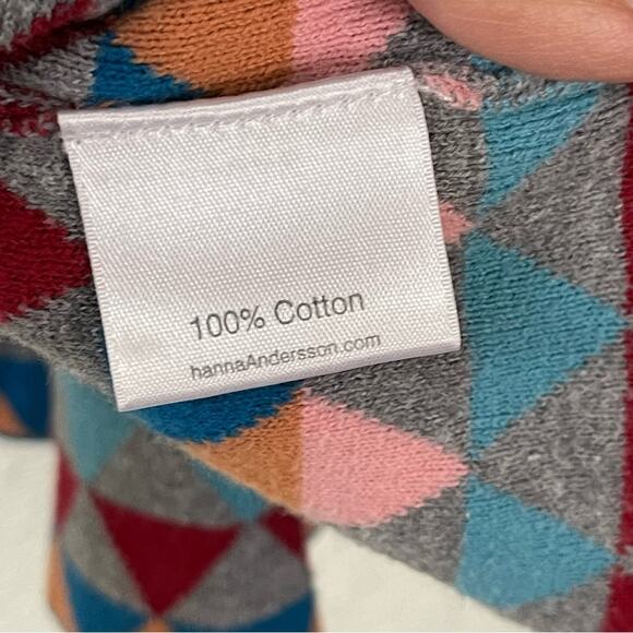 Hanna Andersson Girls Grey/Burgundy Winter Dress Size 8 - Picture 7 of 7